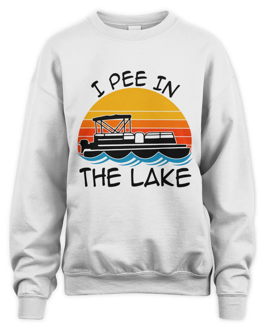 I pee in the lake vintage boating pontoon shirt T-Shirt