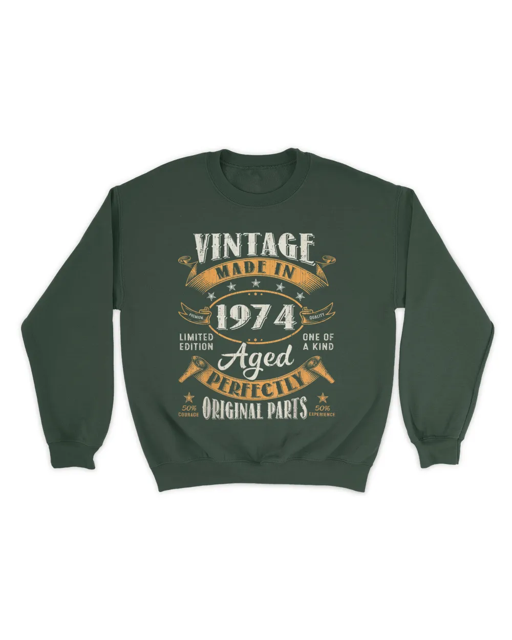 Vintage 49th Birthday Decorations Men Funny 1974 49 Birthday T-Shirt