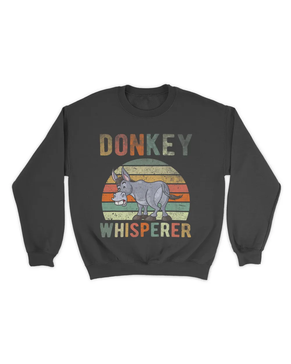 DonkeyWhisperer Funny Donkey Lovers Distressed retro