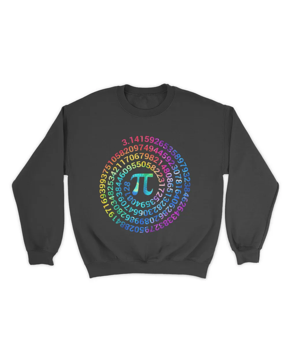 Tie Dye Pi Day 3.14 Spiral Pi Number Math Teacher Women Kids T-Shirt