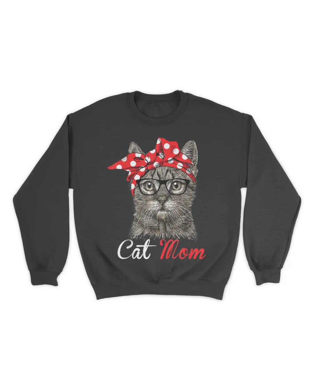 Funny Cat Mom Shirt for Cat Lovers-Mothers Day Gift QTCAT170123A11