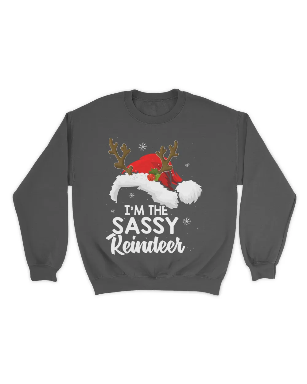 Im The Sassy Reindeer Christmas Funny Pajamas Family Xmas 2