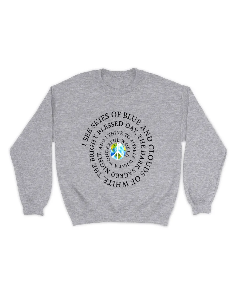 Hippie I See Skies Of Blue And Clouds 2