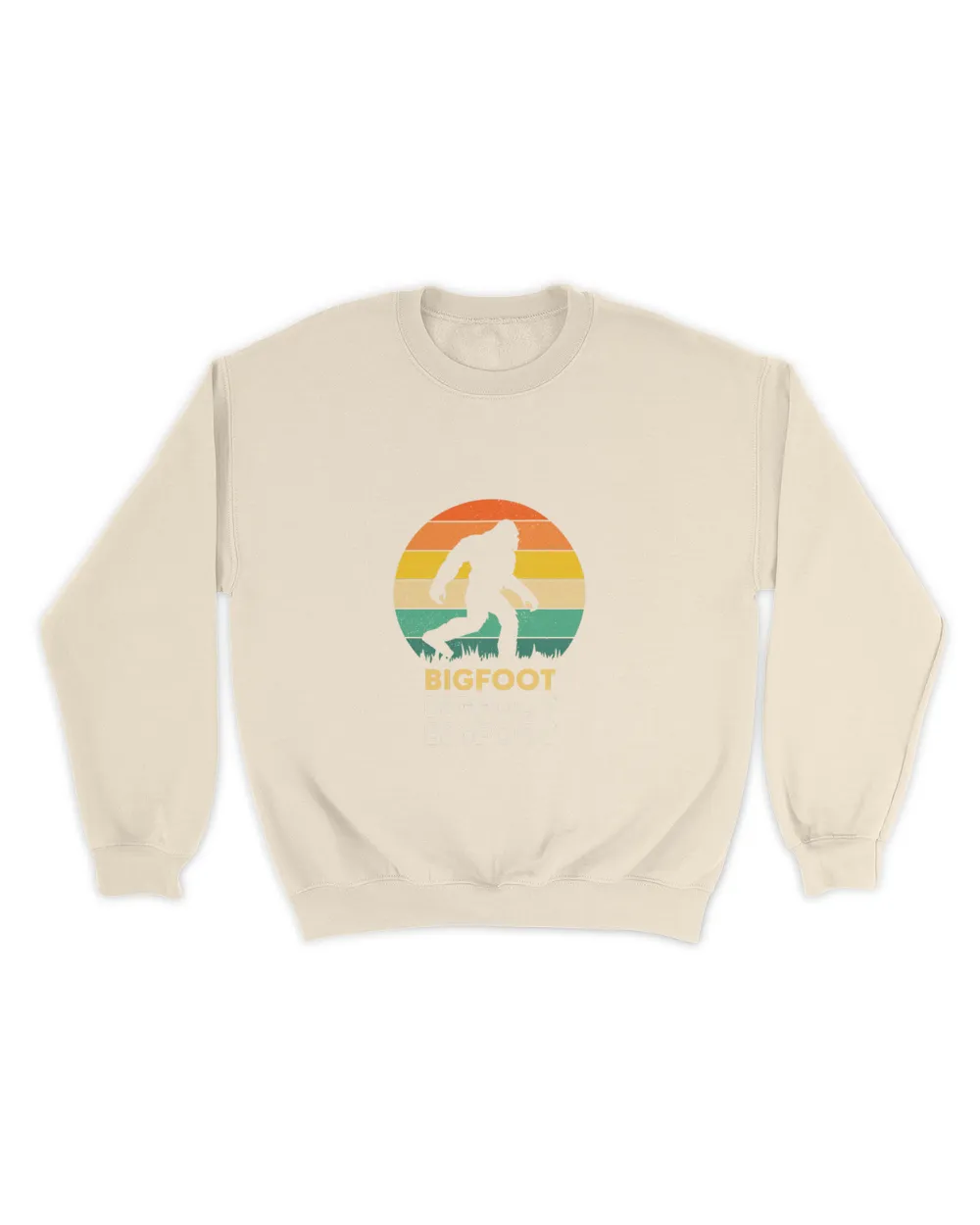 Orange Vintage Big Foot Sweatshirt