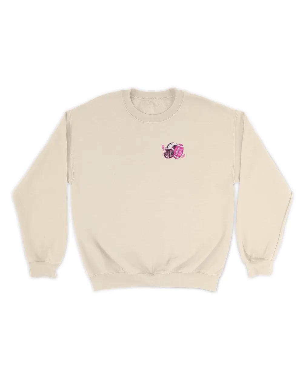 Tackle breast cancer shirt Unisex Sweatshirt sand s