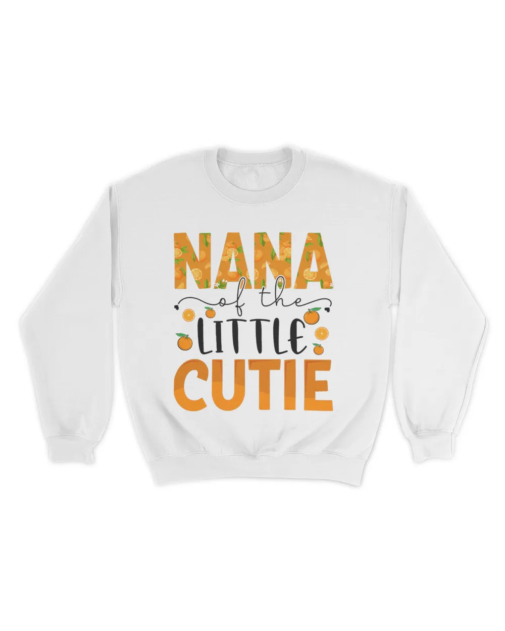 Nana Little Cutie Baby Shower Orange 1st Birthday Party