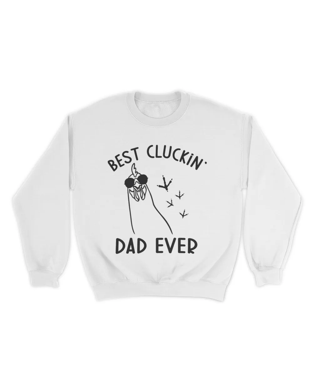 Mens Cute Best Clucking Dad
