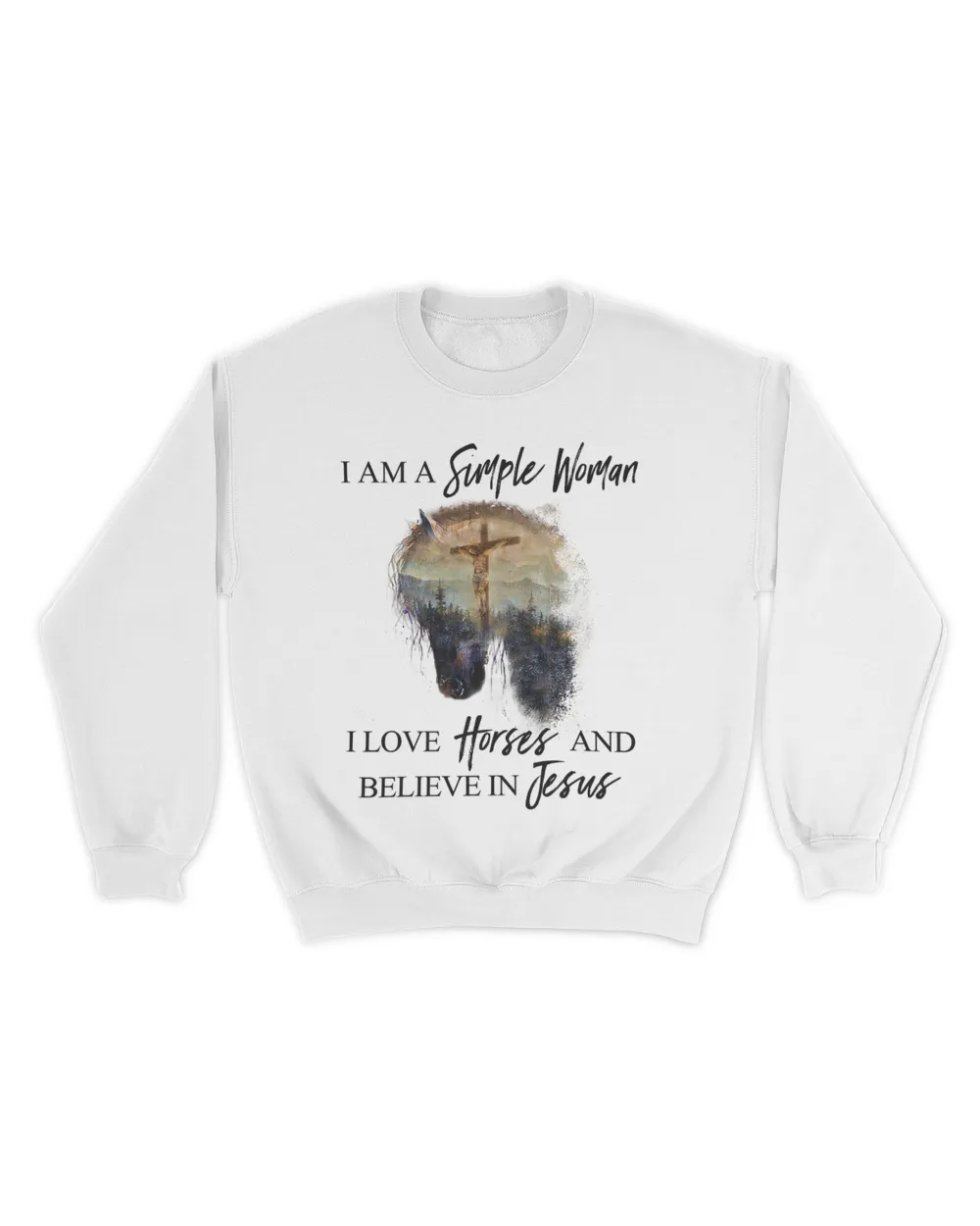 Simple woman I love horses and believe in jesus