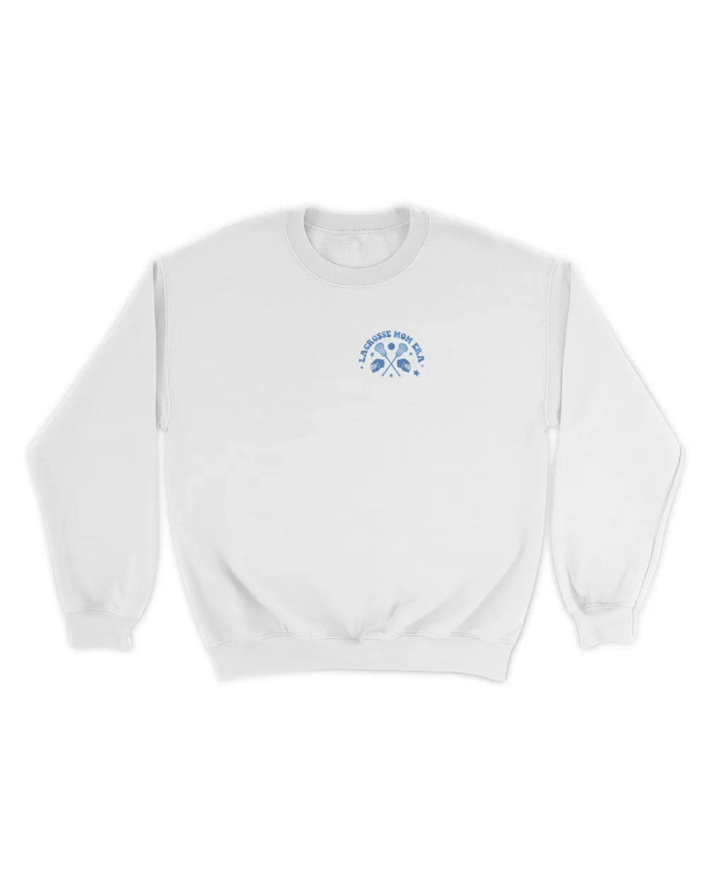 In my lacrosse mom era shirt Unisex Sweatshirt white s
