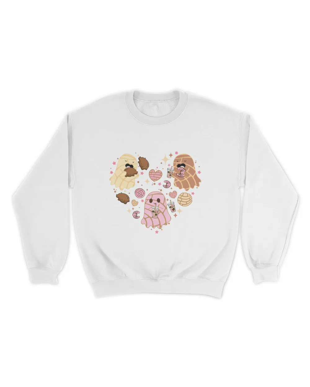 ETATEE Spooky Sweet Snack Time - ETA9006 Unisex Sweatshirt white s