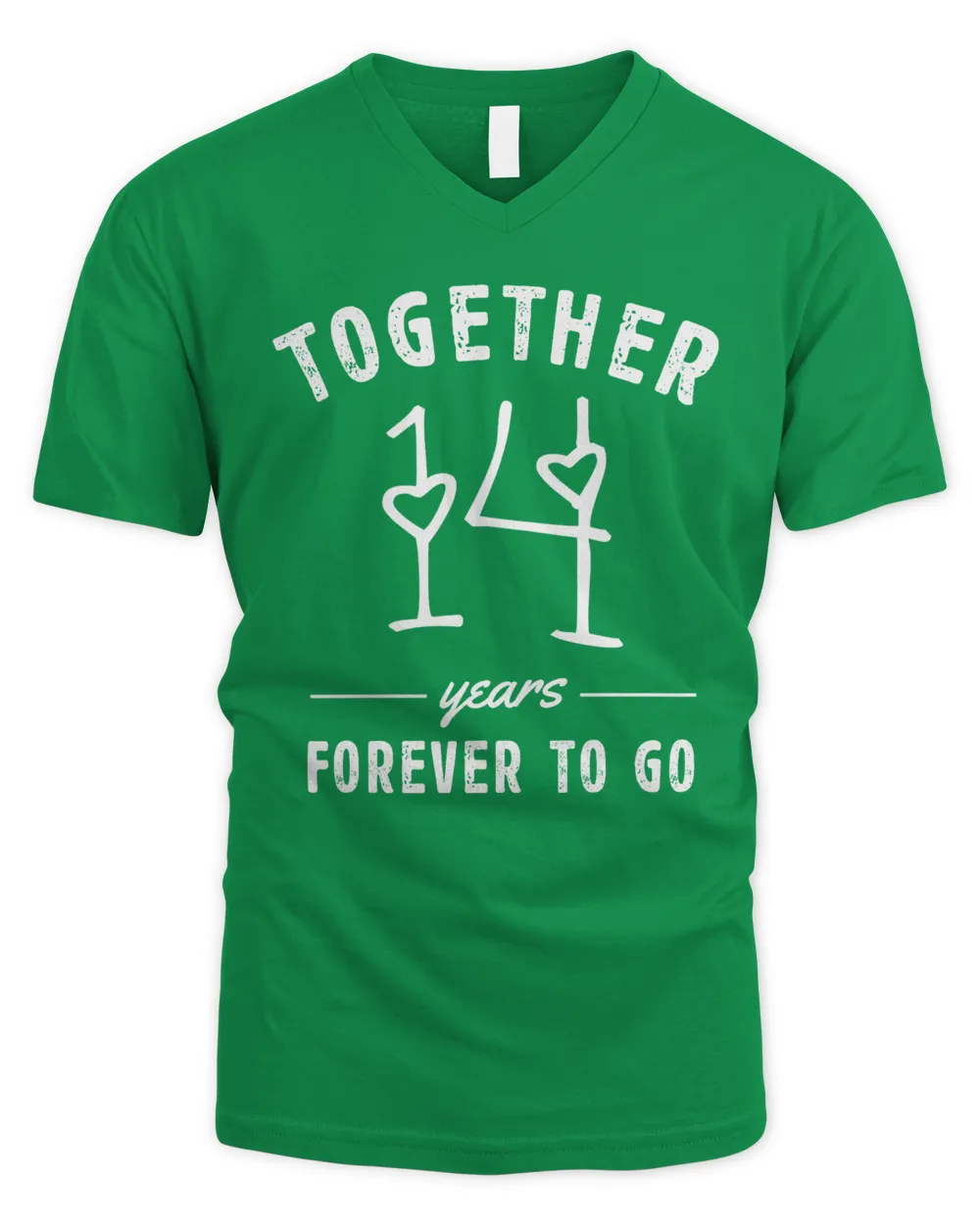 Couples Matching Anniversary Gifts - Customize Years - Together (Years) Forever To Go