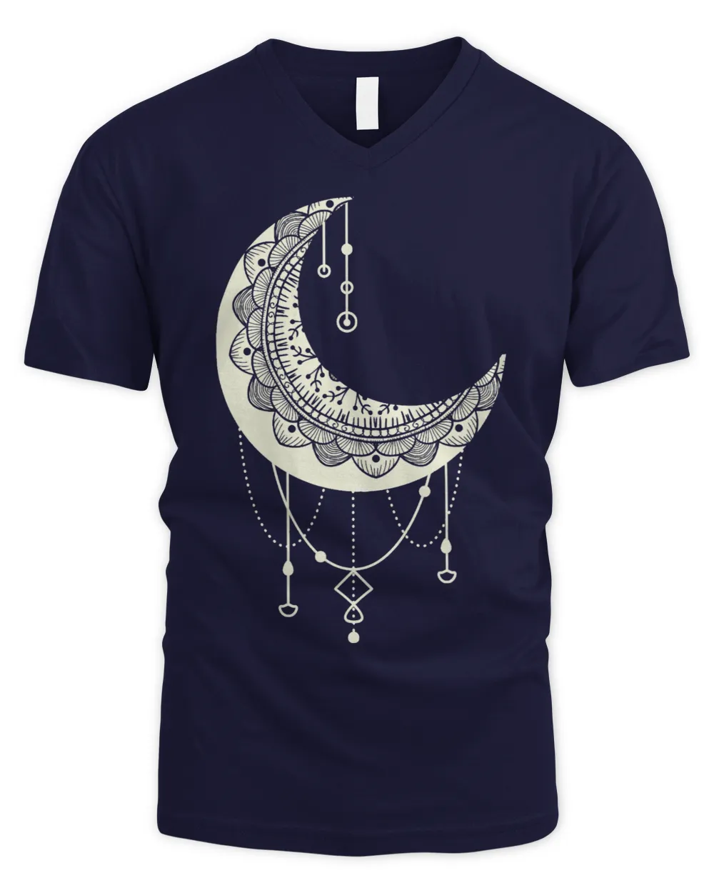 Crescent Moon Mandala Art Yoga Om Meditation Boho Arabic 1
