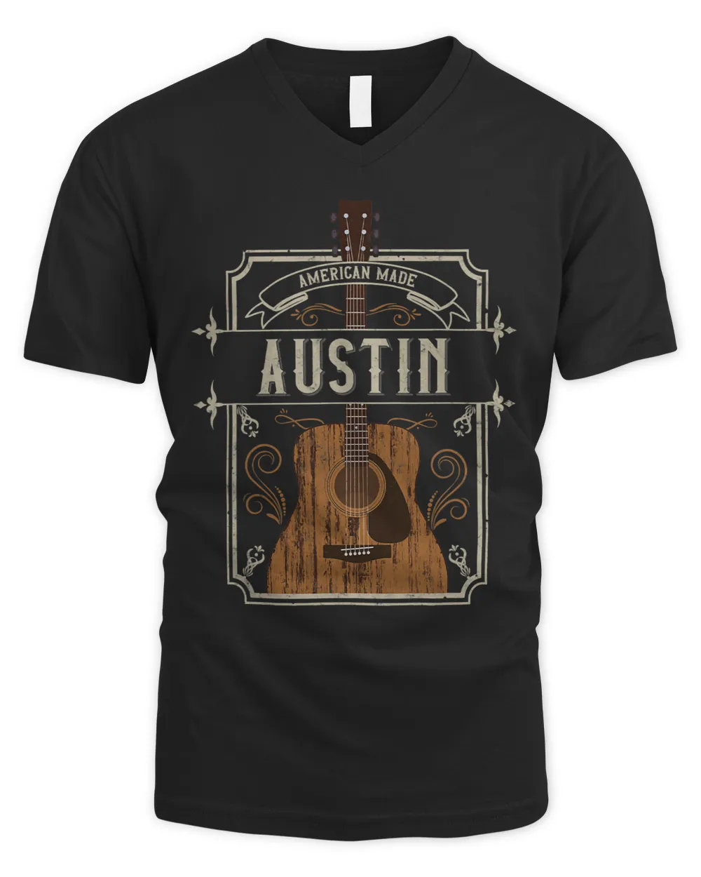 Guitarist Vintage Austin Country Music Guitar Player Souvenirs Guitar