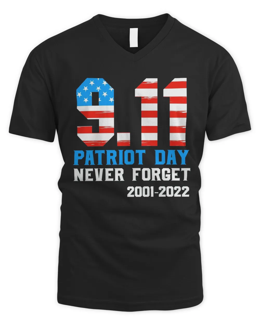 9.11 Patriot Day Never Forget American Flag T-Shirt