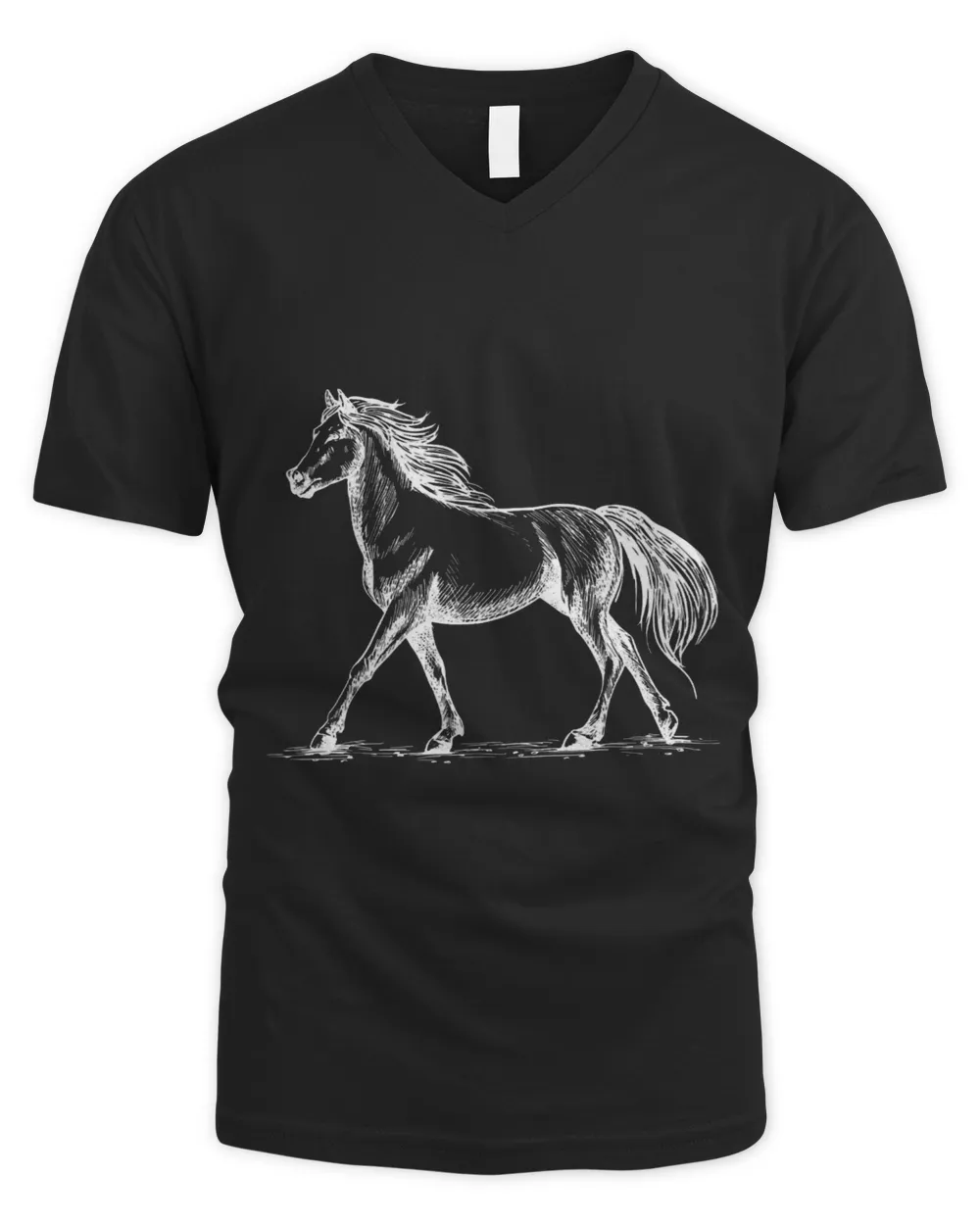 Horse Lover Sketched Horse Farm 2Rodeo For Kids 2Adults