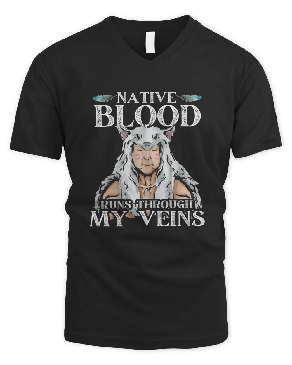 Cool Vintage Native Blood Price Native American T-Shirt