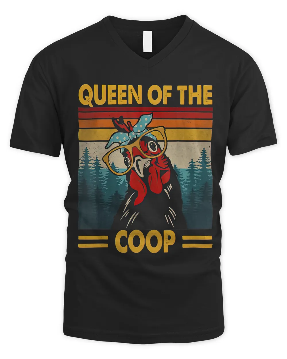 Funny Chicken Farmer Queen Of The Coop Chicken Lover