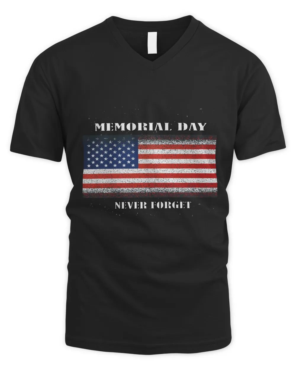MEMORIAL DAY STICKER4 T-Shirt Men's V-Neck T-Shirt black s
