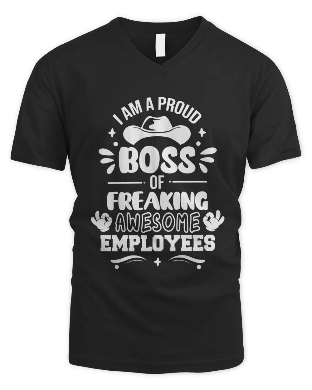 New I Am A Proud Boss Of Freaking Awesome Employees T-Shirt