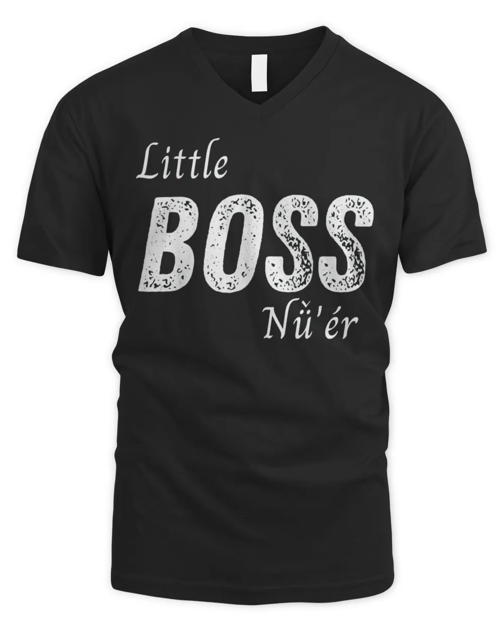Little Boss Daughter Nu’er Girl Toddler Chinese Matching T-Shirt