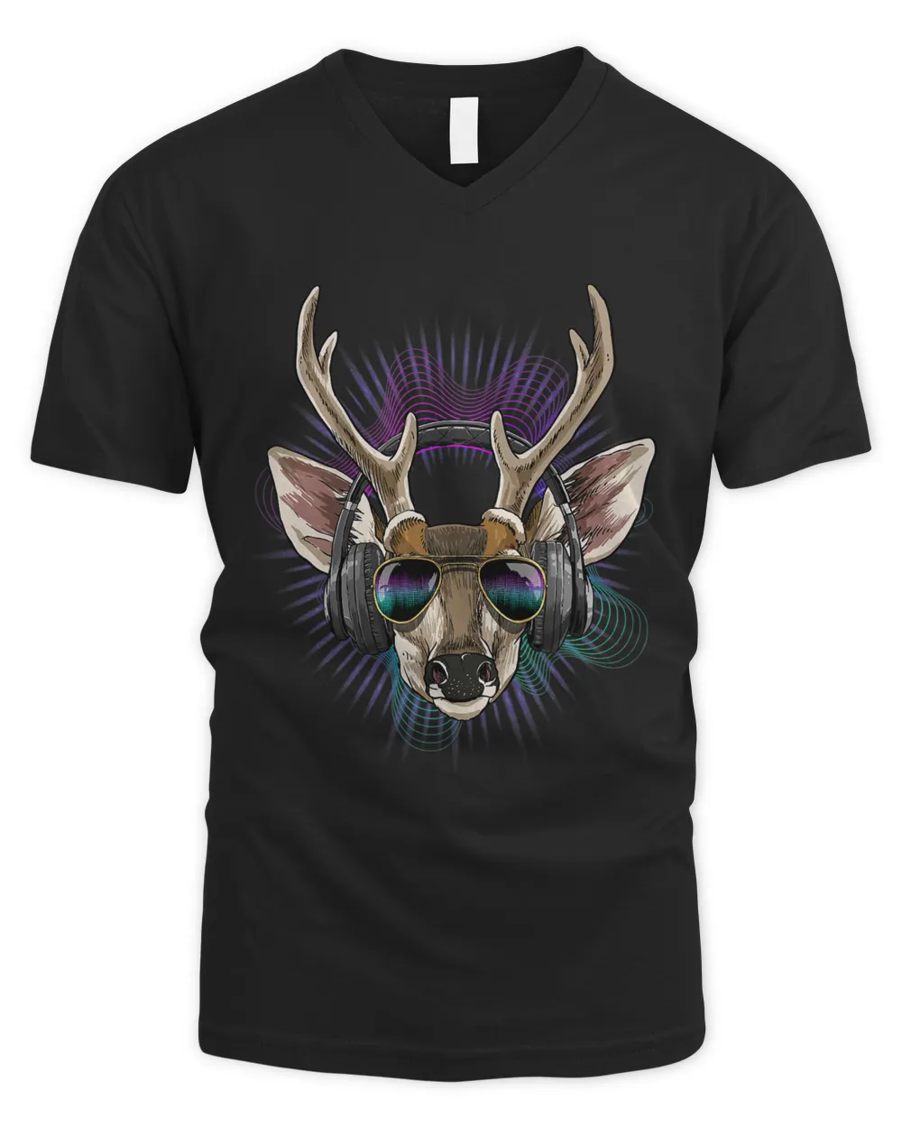 Music Deer Dj With Headphones Musical Deer Lovers 560