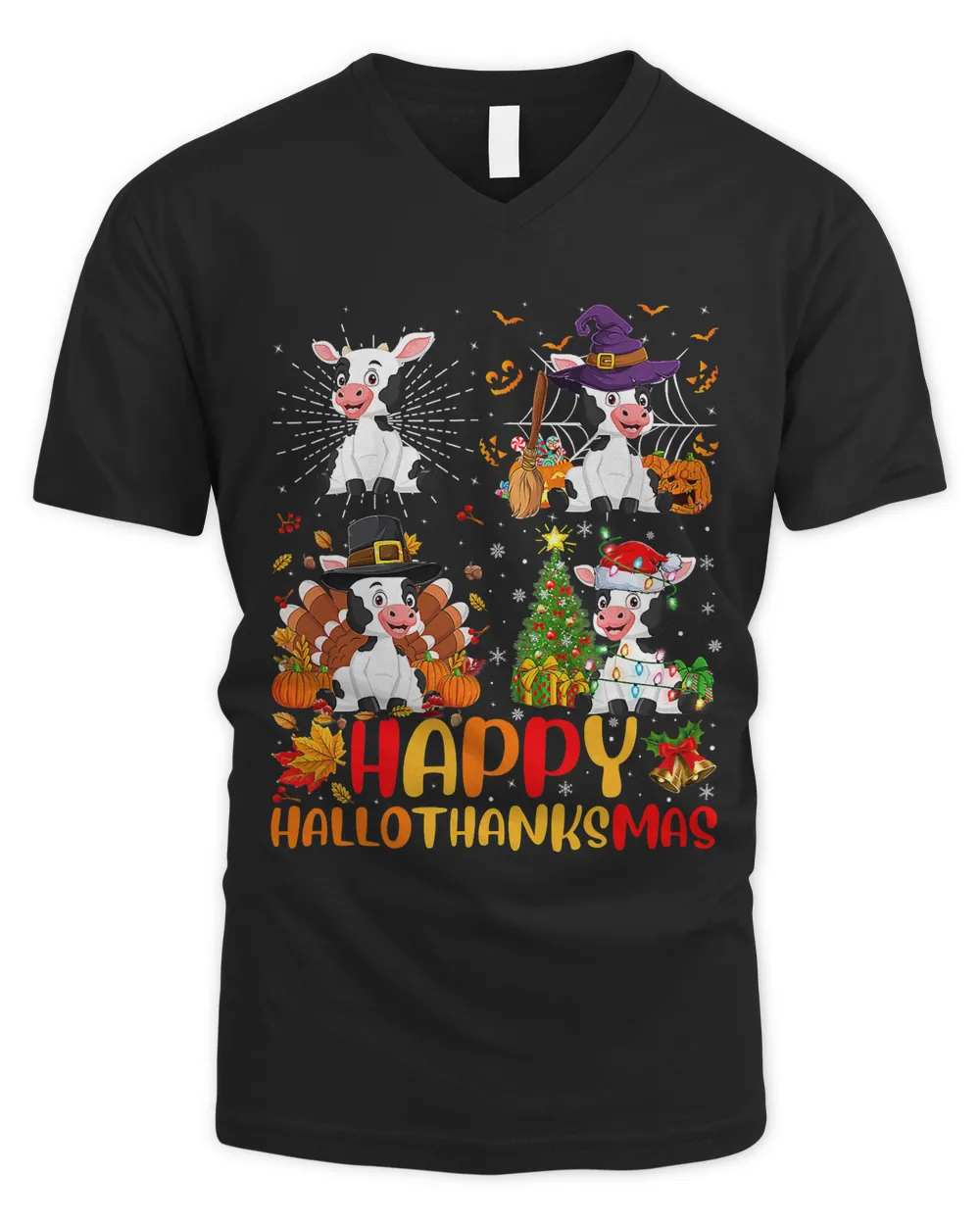 Cattle Hallothanksmas Halloween Thanksgiving Christmas