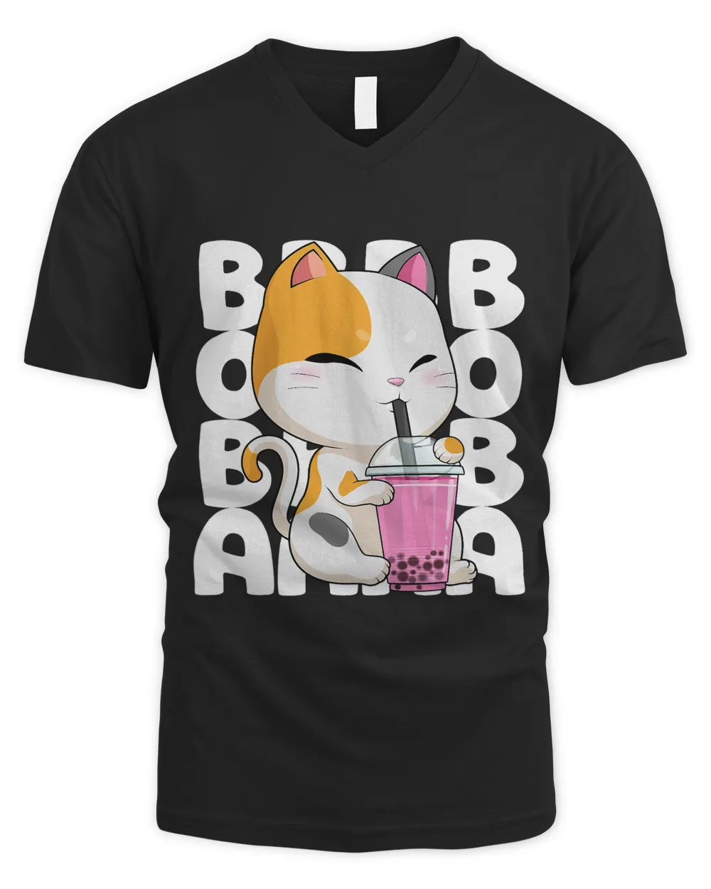 Bubble Tea Cat Boba Tea Kitten Anime Kawaii Milk Tea Drink