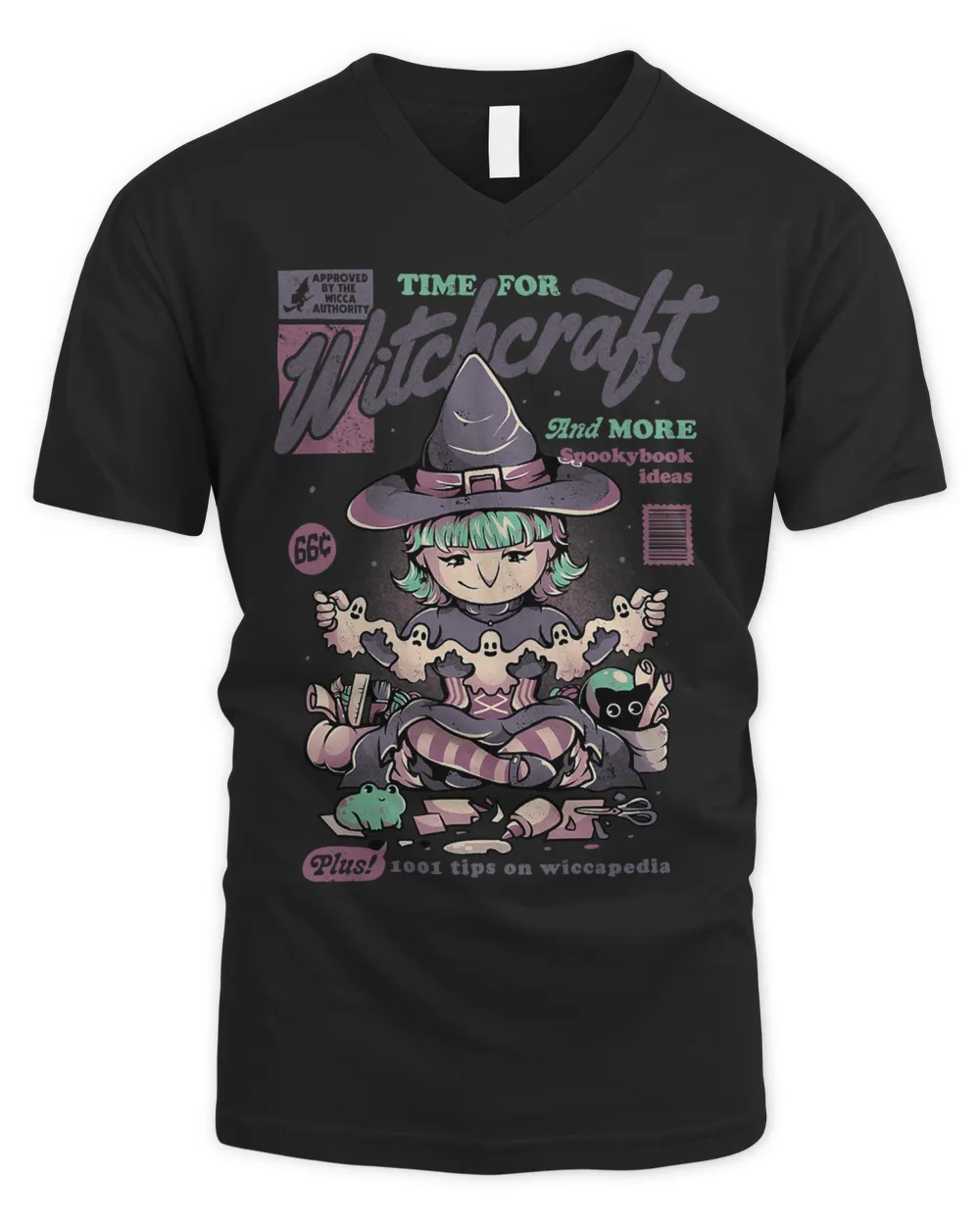 Funny Time For Witchcraft Cute Goth Halloween Witch Pun569