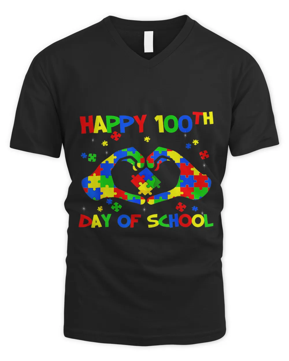 Happy 100th Day 100 Days Of School Autism Awareness