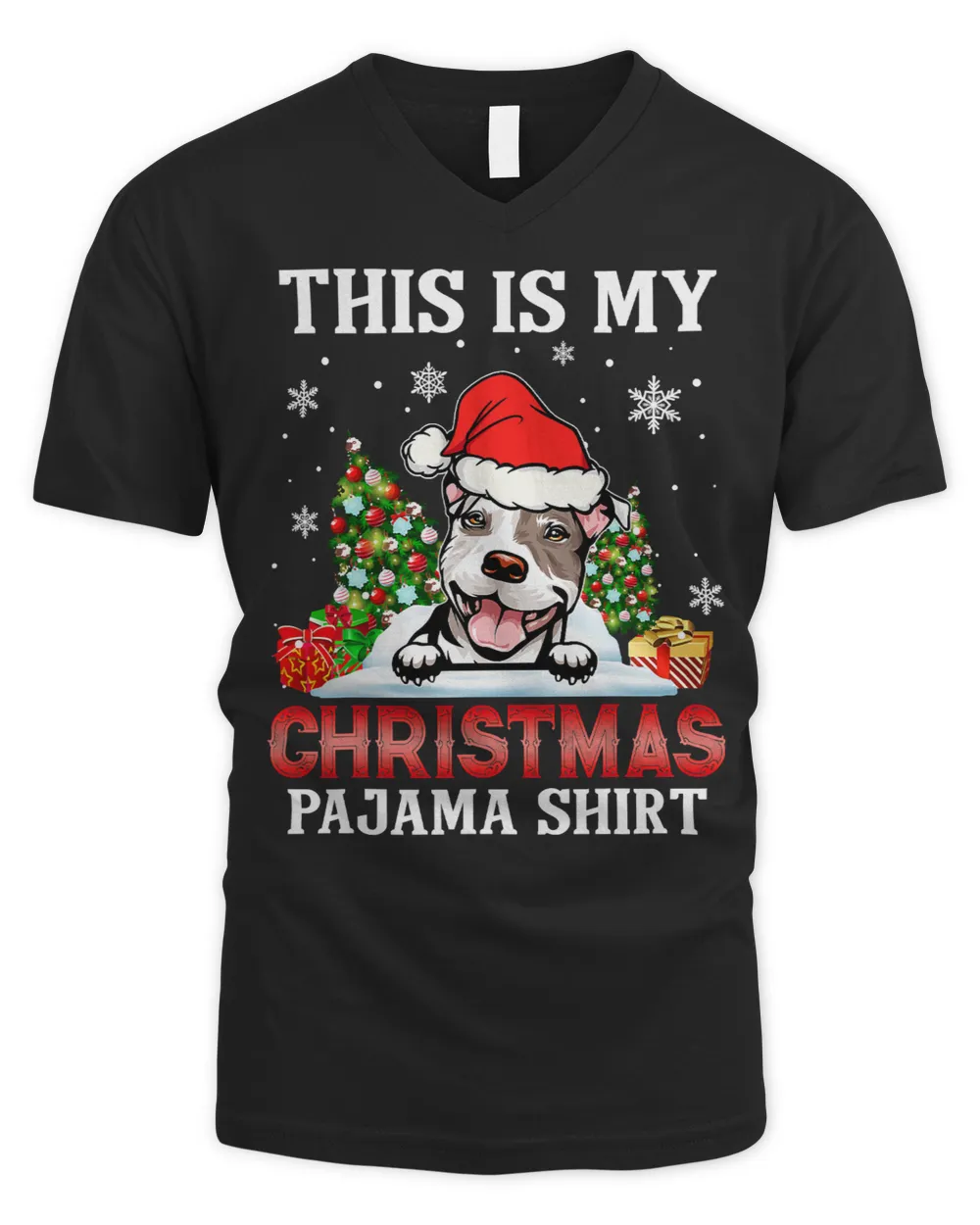 Bully Dog This Is My Christmas Pajama Pitbull Christmas Ornament 279 Pitbull Dog