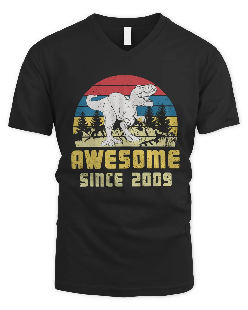 Awesome Since 2009, Born In 2009, Vintage 2009, Birthday Dinosaur, Birthday Gift For Him, Birthday Gift For Her