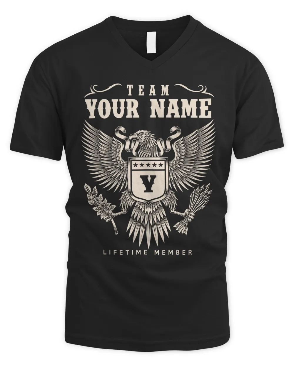 Team Your Name ! Lifetime member ! personalize your t-shirt