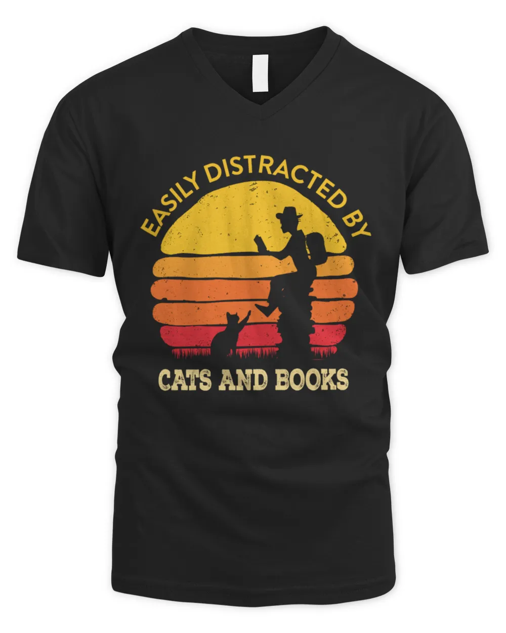 Cats And Books Cat and Book Shirt Gift Cats Lover Books Lover  masonschip
