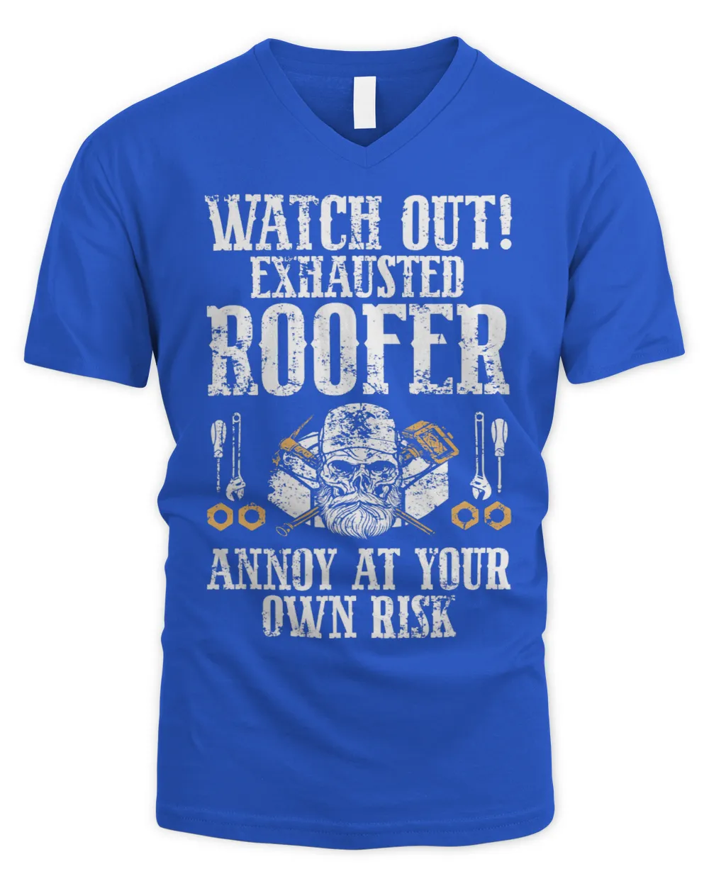 Roofer Funny Retro Roofing Roof Equipment Job Repair42