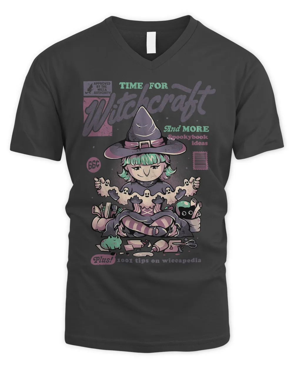 Funny Time For Witchcraft Cute Goth Halloween Witch Pun569