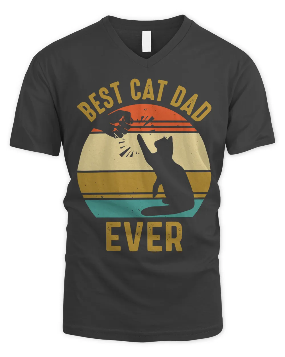 Kitty Vintage Best Cat Dad Ever 21 Cat