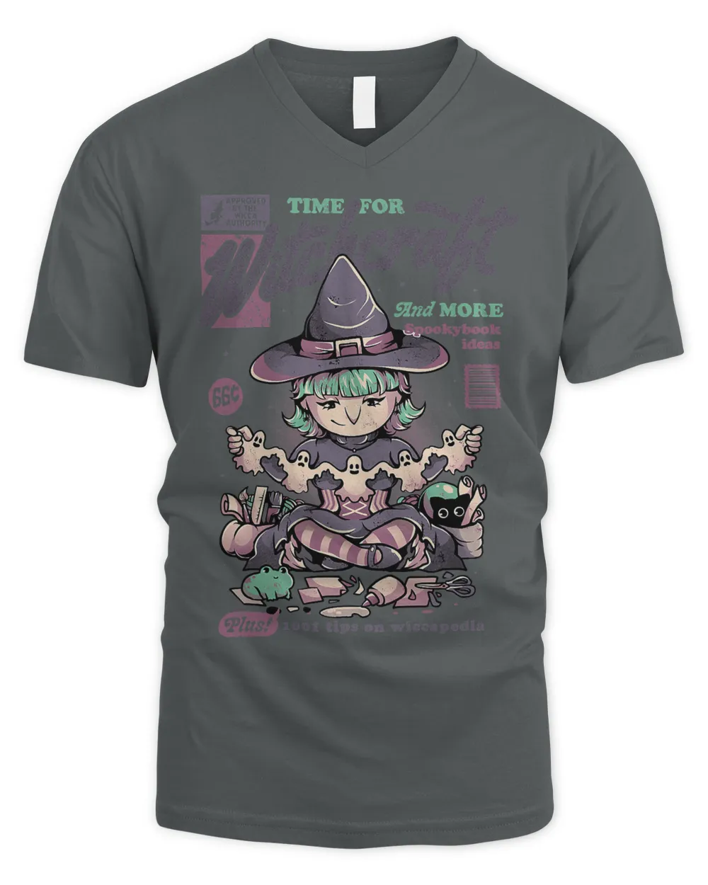 Funny Time For Witchcraft Cute Goth Halloween Witch Pun569