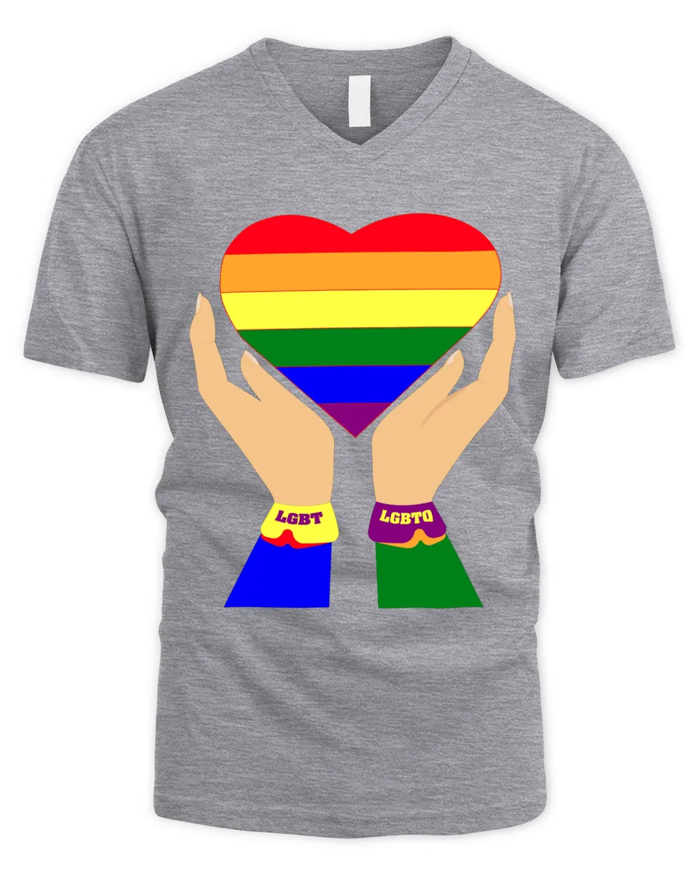 LGBT Pride Month T-Shirt, LGBT History Month Slogan Shirt, Heart