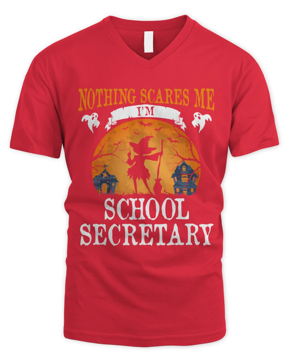 Teacher Halloween Nothing Scares Me Im School Secretary Halloween