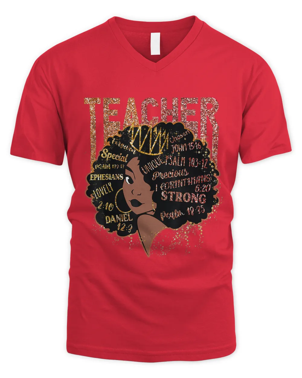 Black Woman Teacher Afro Shirt Black History Month Melanin 1