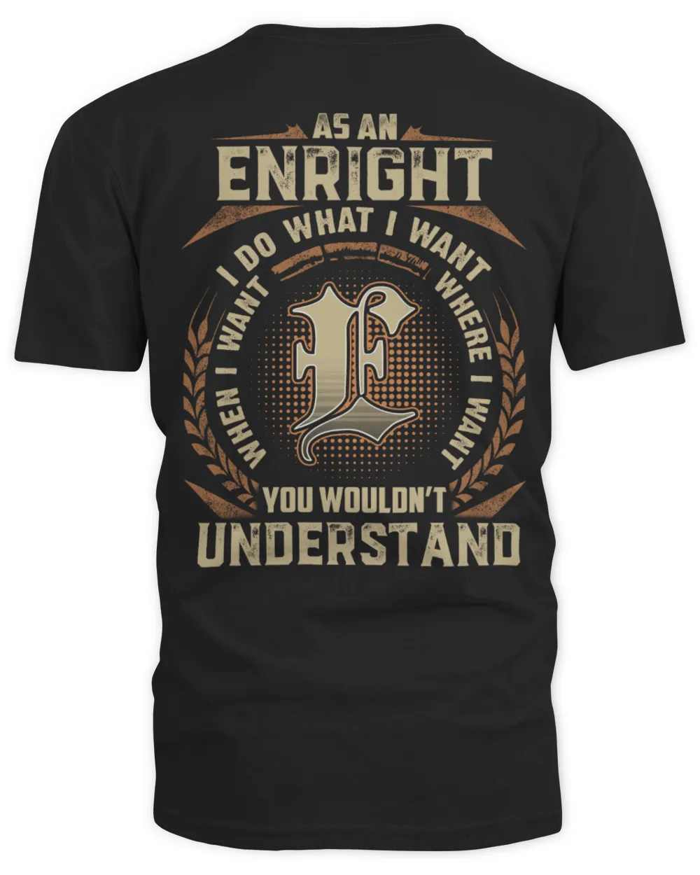 ENRIGHT Men's V-Neck T-Shirt black s