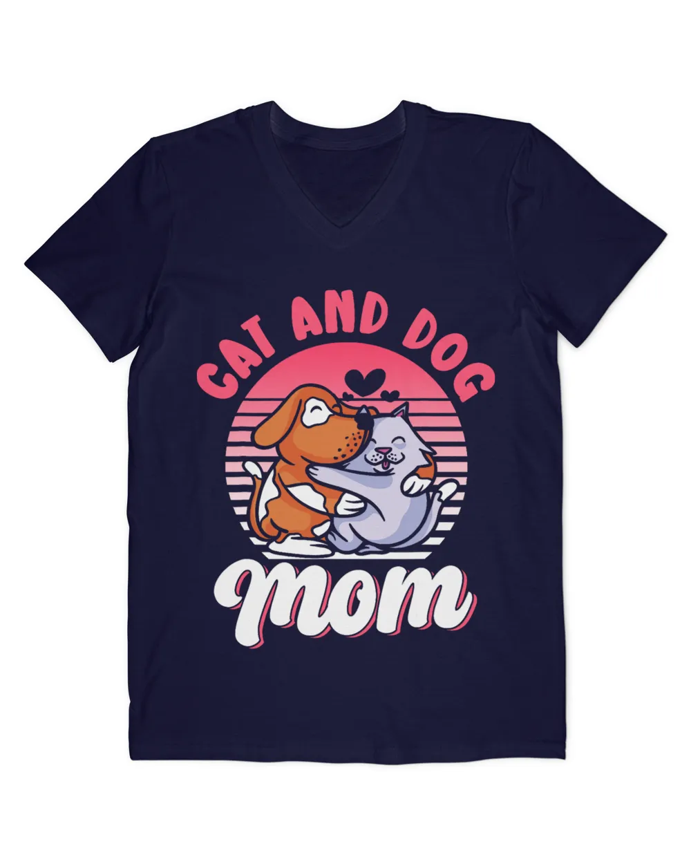 Cat And Dog Mom Lover Dogs Cats Mother Mommy Mama Mothers