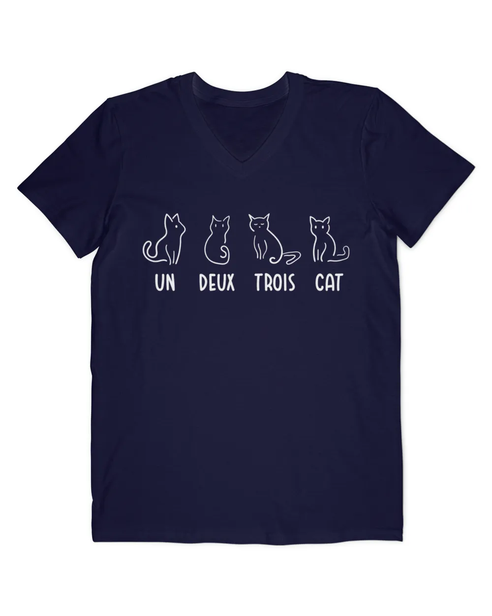 Un Deux Trois Cat Gift Funny French Pet HOC110423A15