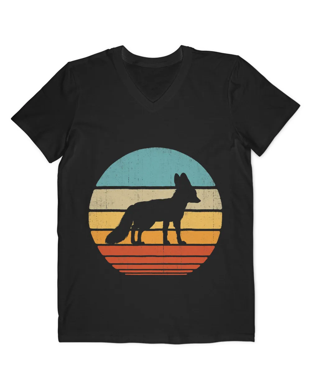 Fennec Fox Retro Vintage 60s 70s Sunset Mammal Animal Lovers T-Shirt