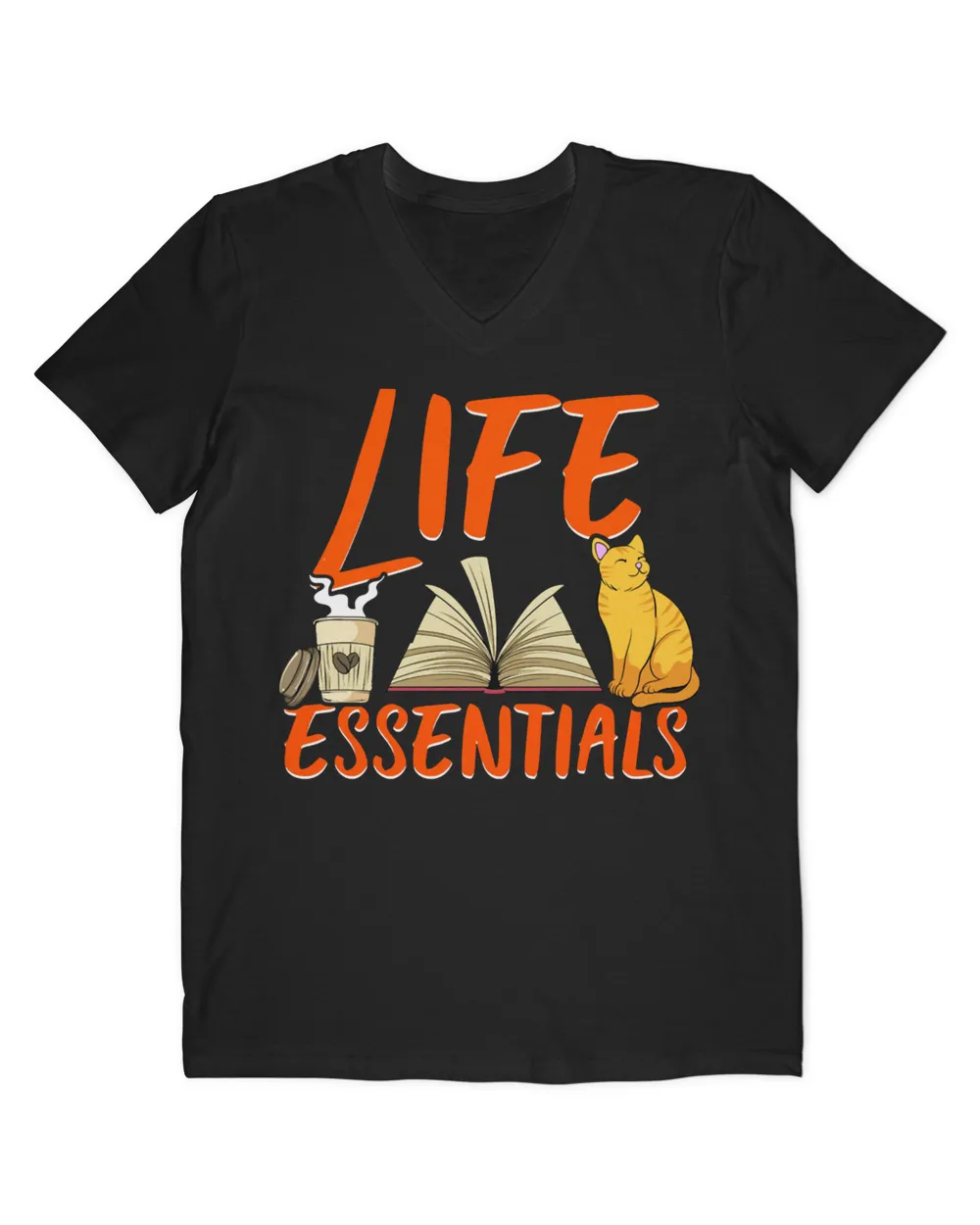 Books Adorable Life Essentials Coffee Books Cats librarian readers