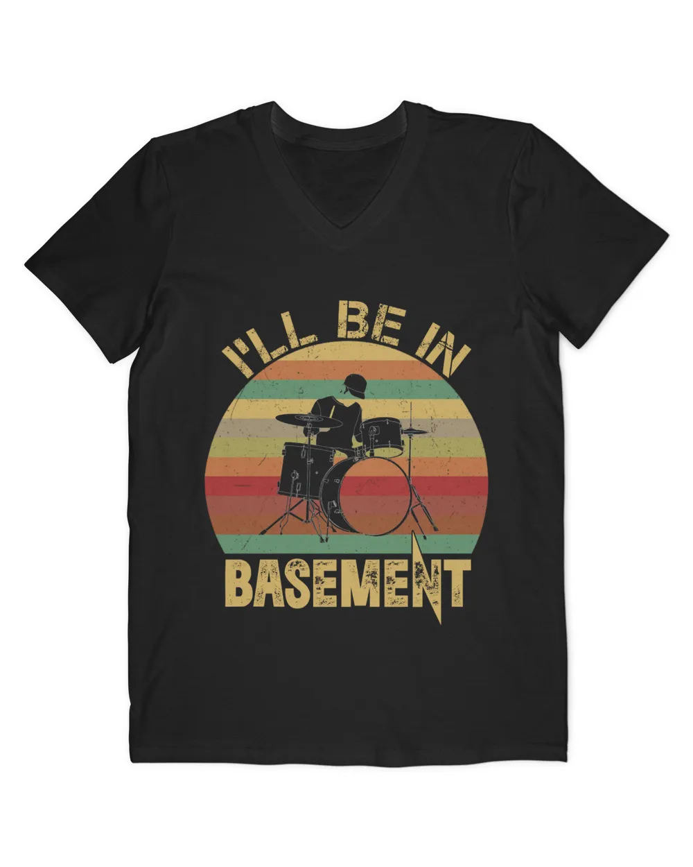 RD I'll Be In Basement Drum Set Drumming Drummer T-Shirt, Drummer Shirt, Drum Sticks Shirt,Drum Band Shirt,Drum Shirt,Gift For Drummer