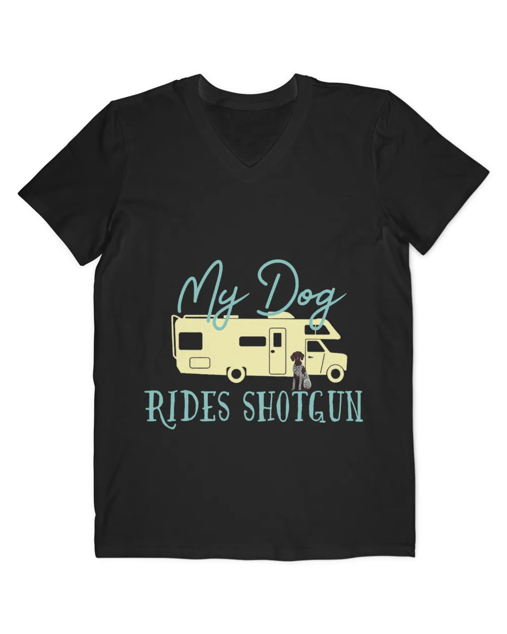 Camping Camp German Shorthaired Pointer Gifts Dog RV Class C Camper