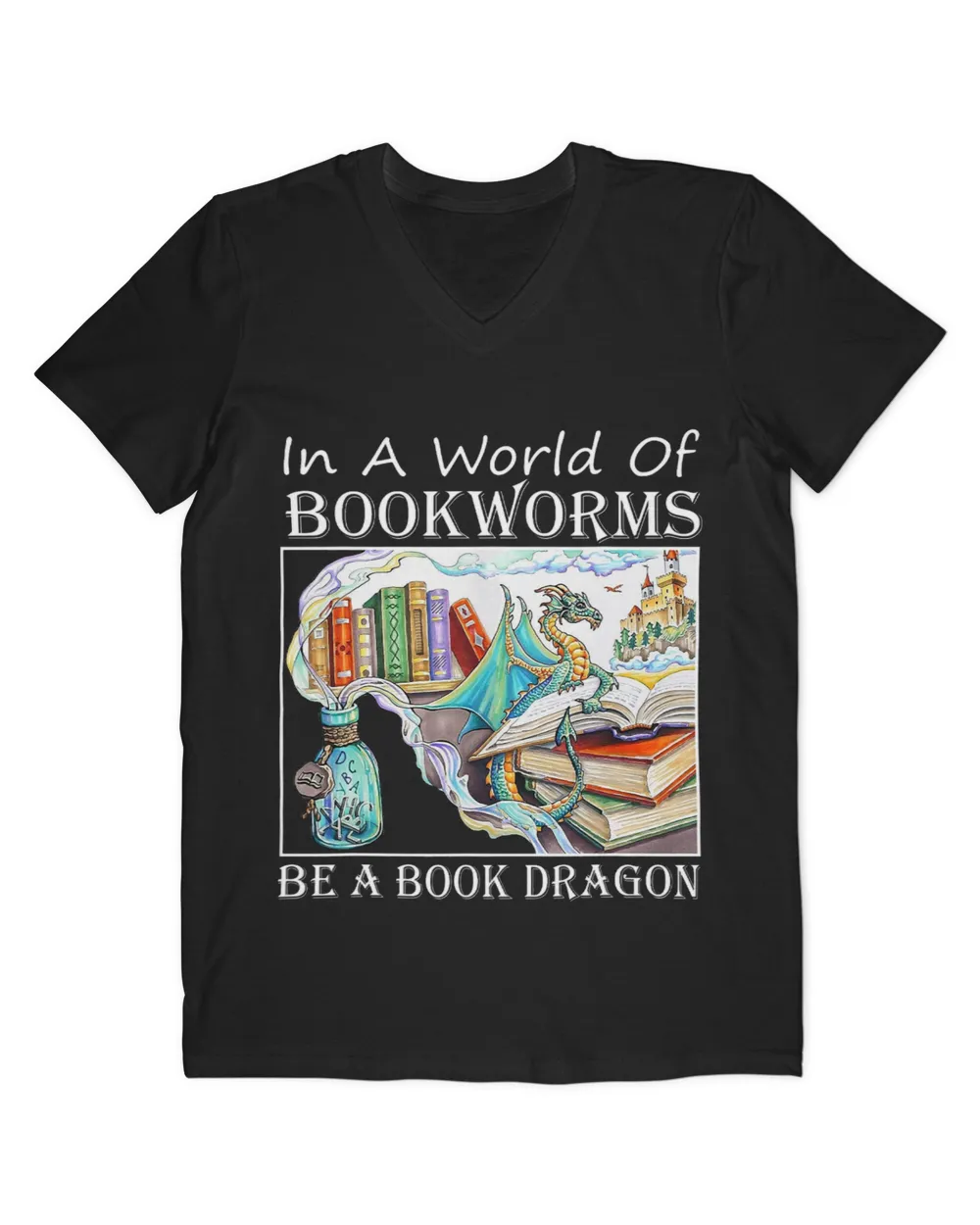 in a world of bookworms be a book dragon librarian book