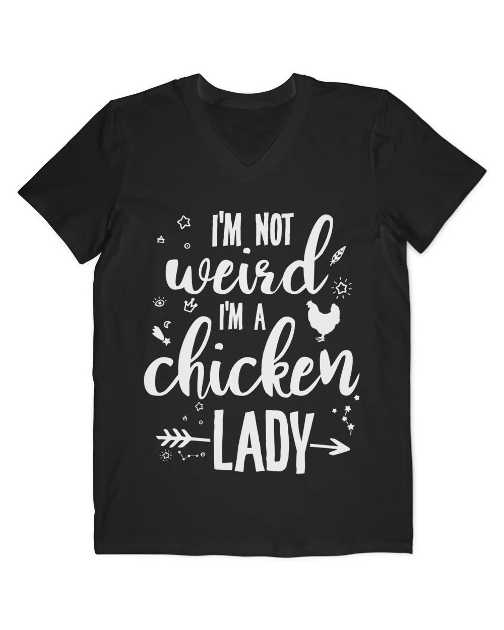 I'm not weird I'm a chicken lady