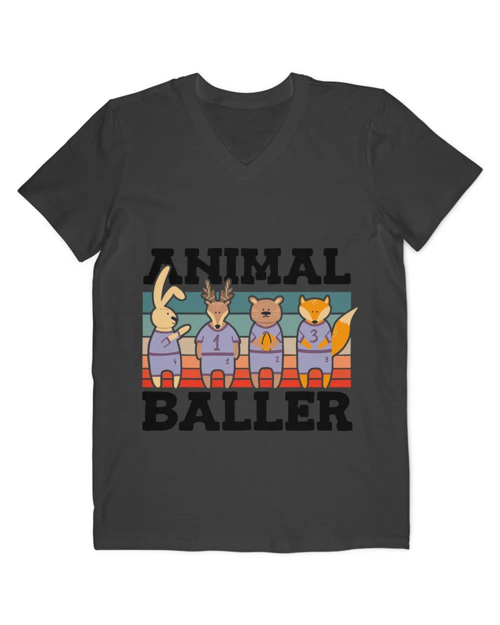 Animal Baller Bunny Sports Deer Athletic Fox Basketball